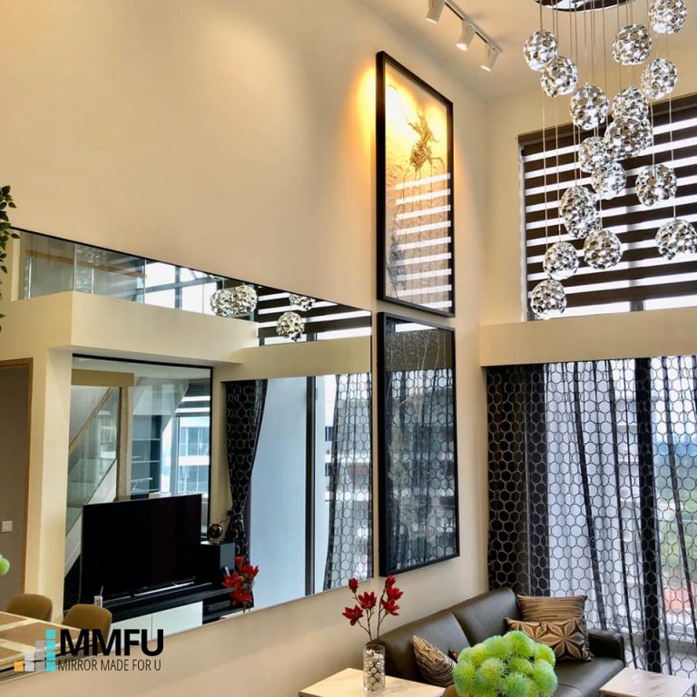 Customised Mirror with Anodized Aluminium Frame
