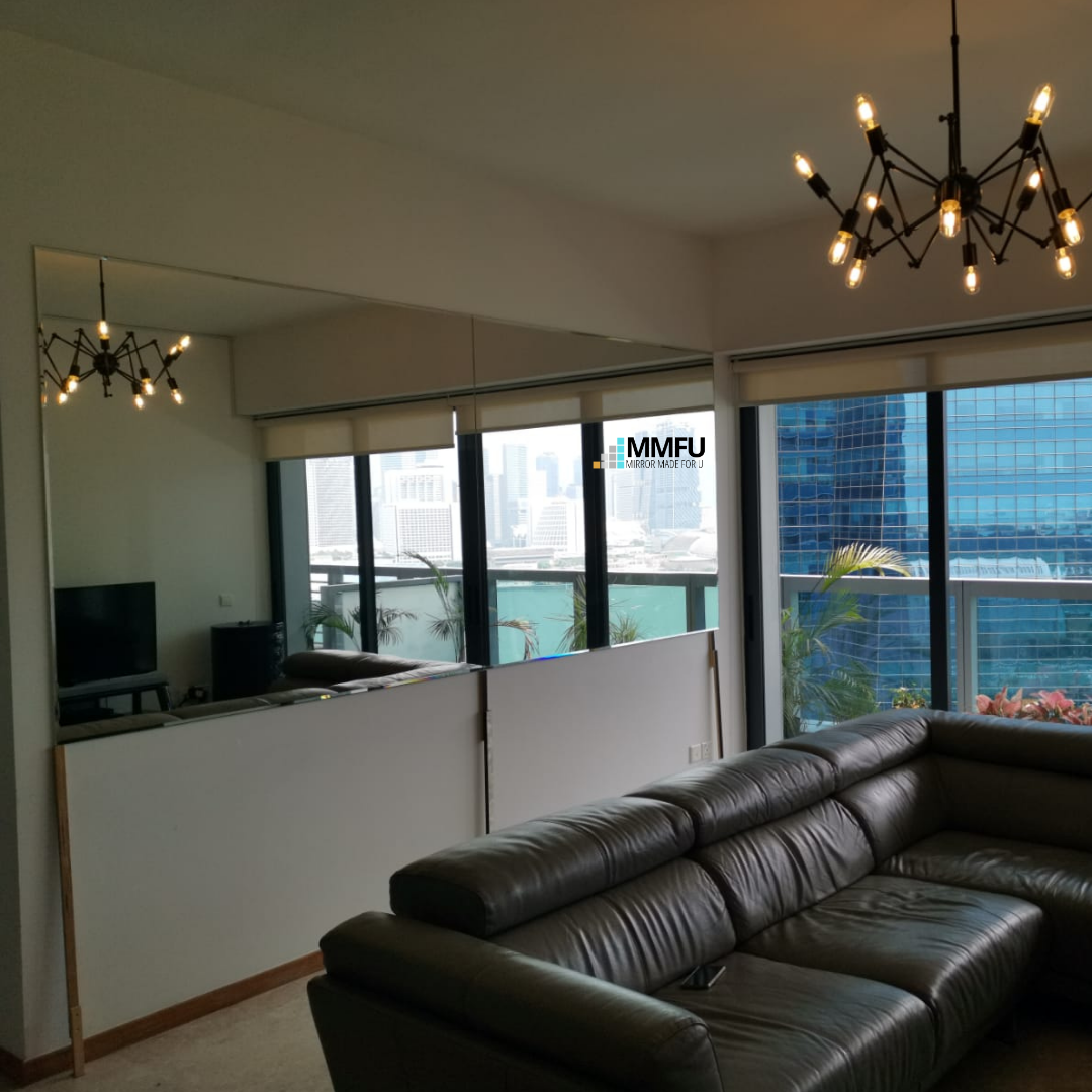 Frameless Half Wall Mirror Frameless Wall Mirror for Living Room