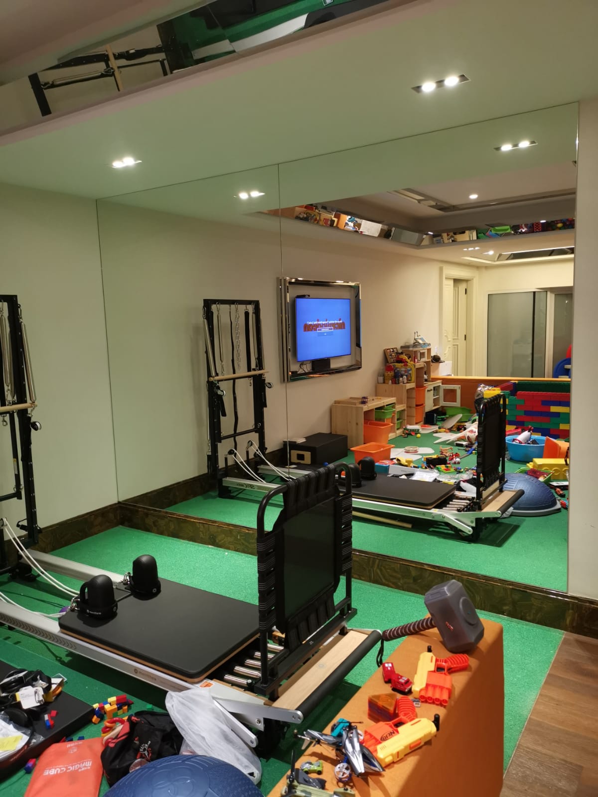 Full Length Wall Frameless Clear Mirror