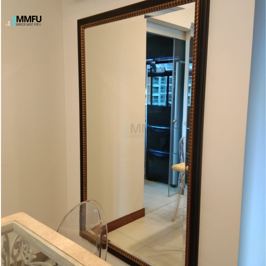 Customised Mirror with Antique Wooden Frame Customised Mirror with Antique Wooden Frame