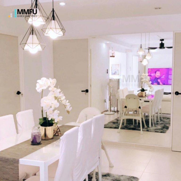 Full Length Wall Frameless Clear Mirror