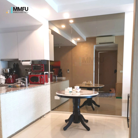 Full Length Wall Frameless Tinted Mirror
