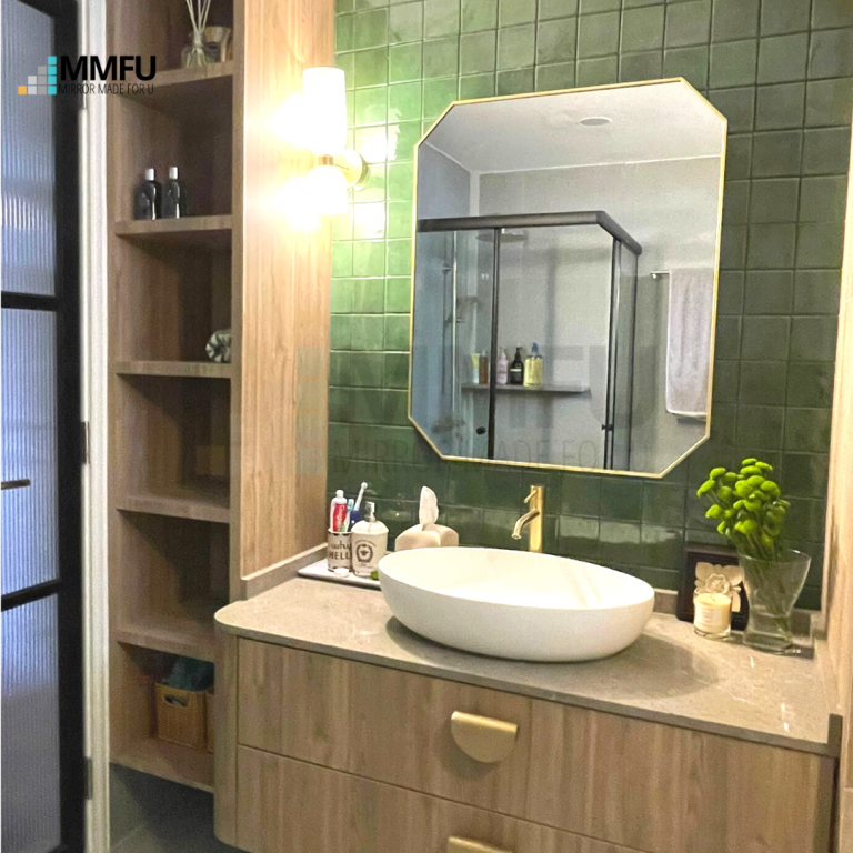 Customised Mirror with Aluminium Frame