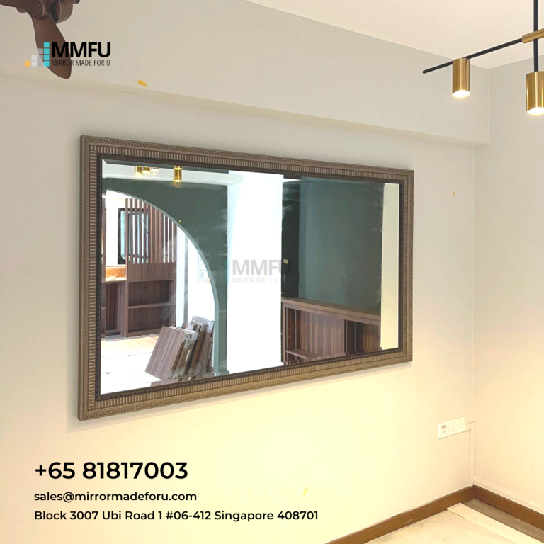 Customised Mirror with Wooden Frame