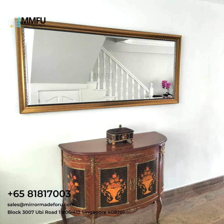 Customised Mirror with Wooden Frame