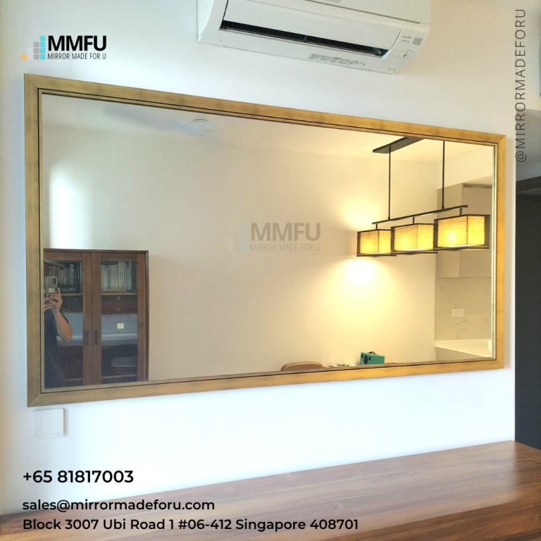 Customised Mirror with Wooden Frame