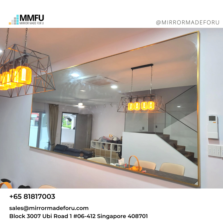 Customised Mirror with Aluminium Frame