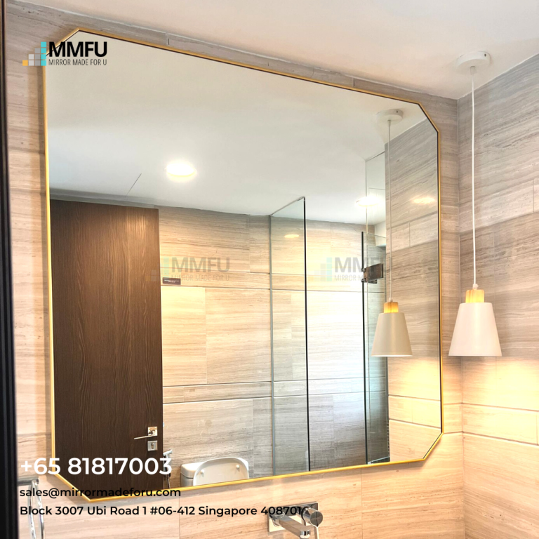 Customised Mirror with Aluminium Frame