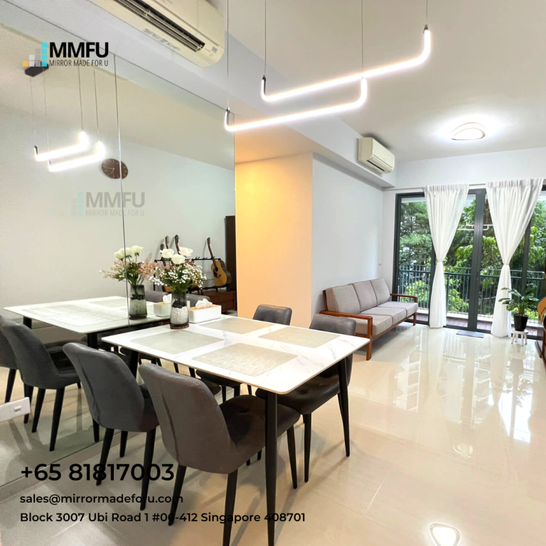 Full Length Wall Frameless Clear Mirror