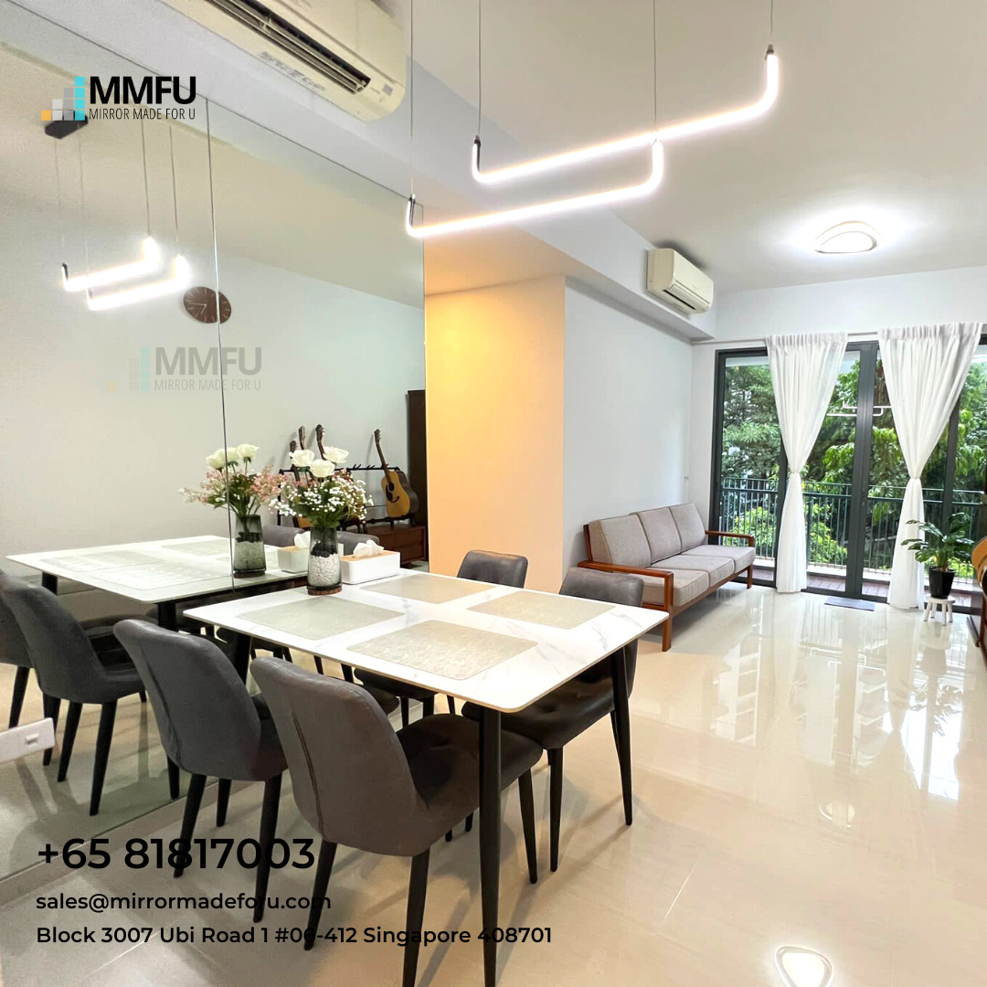 Full Length Wall Frameless Clear Mirror