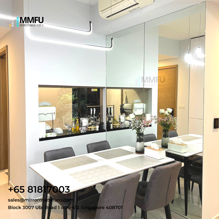 Full Length Wall Frameless Clear Mirror