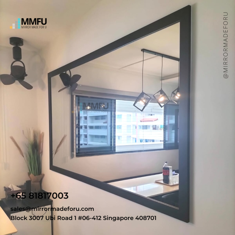 Customised Mirror with Wooden Frame