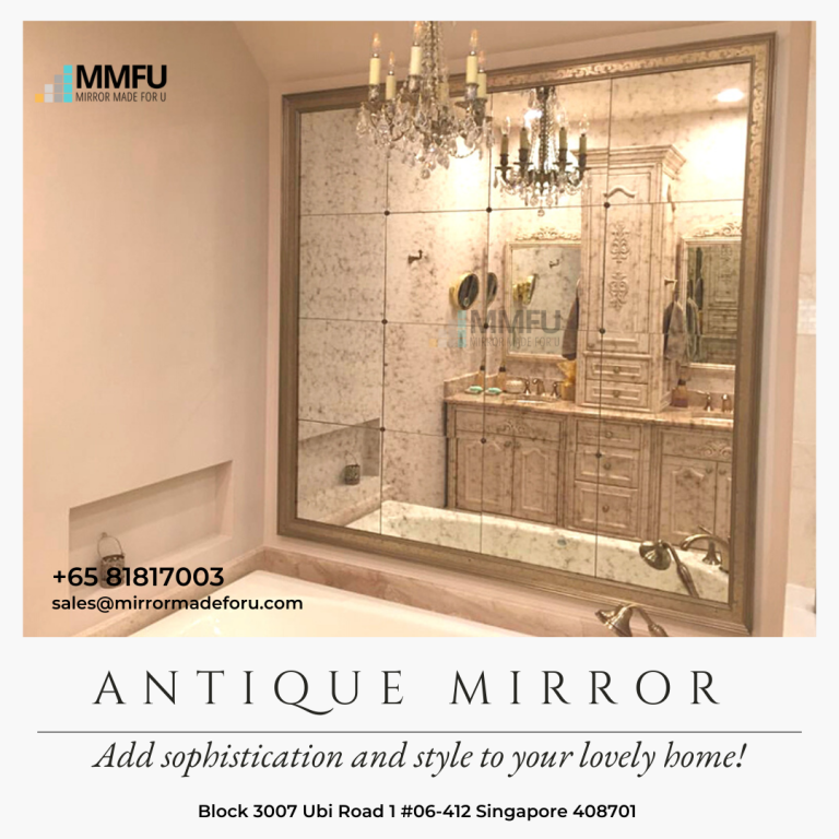 Antique Mirror with Frame