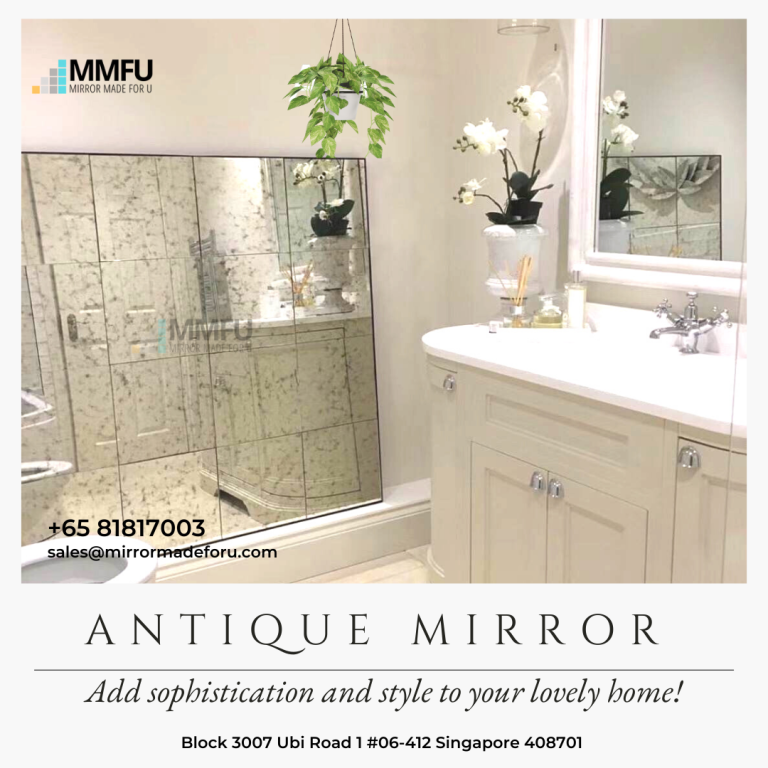 Antique Mirror with Frame