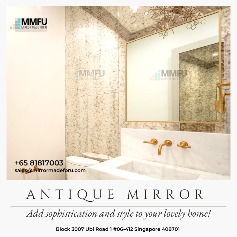 Antique Mirror as Wall Cladding