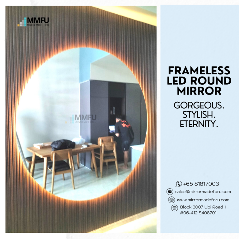 LED Mirror in Hallway