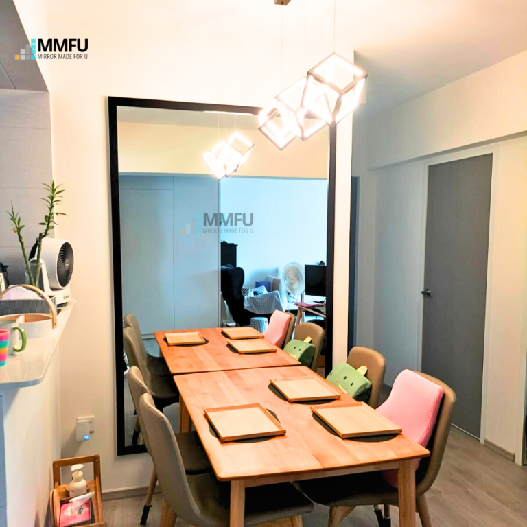 Customised Mirror with Wooden Frame