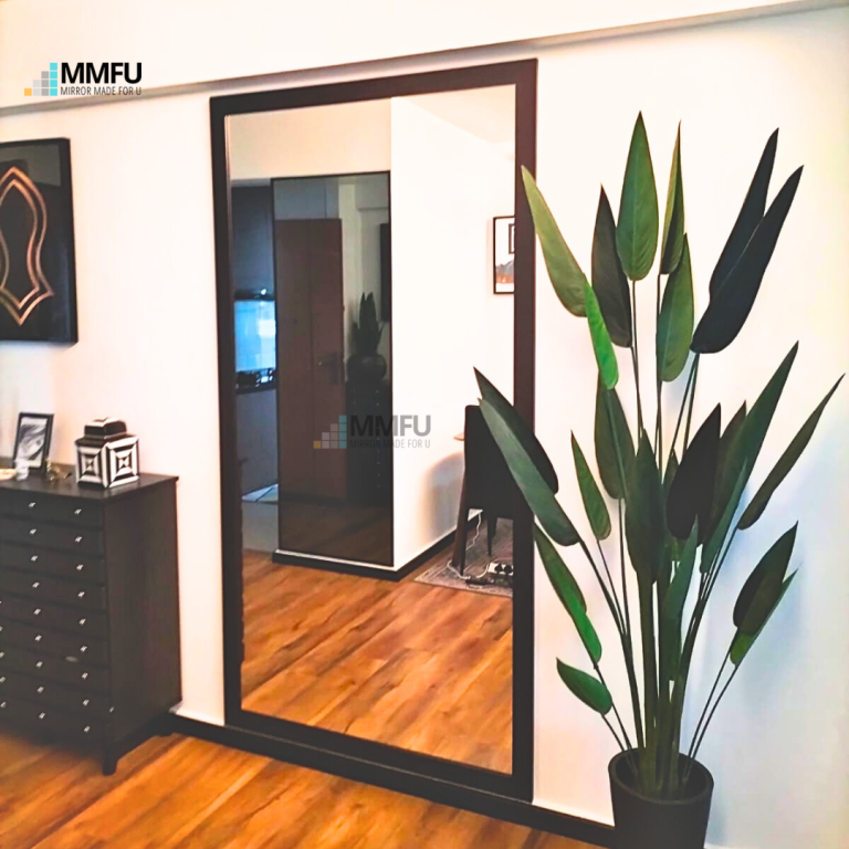 Customised Mirror with Wooden Frame
