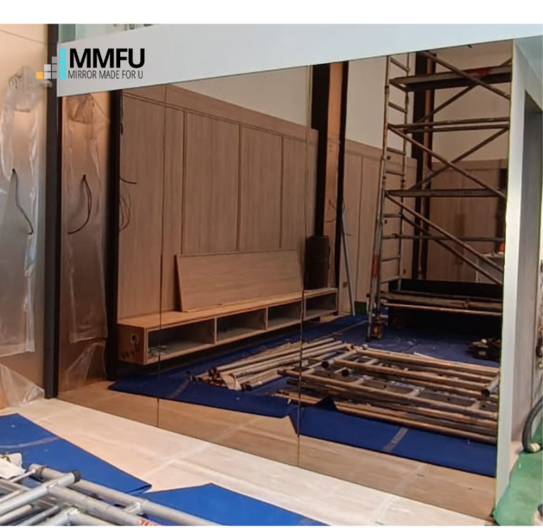 Full Length Wall Frameless Tinted Bronze Mirror