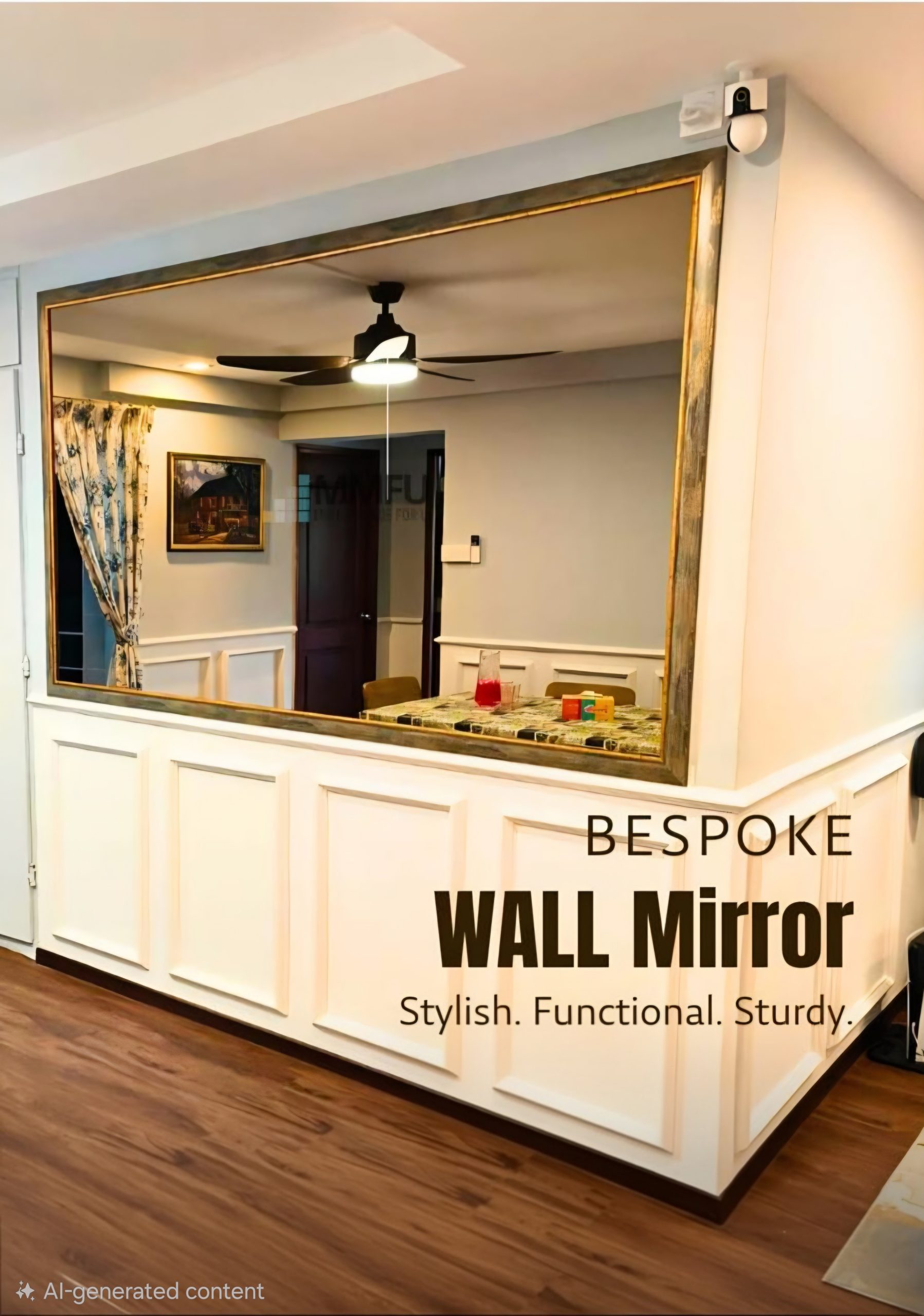 Wooden Frame Mirror