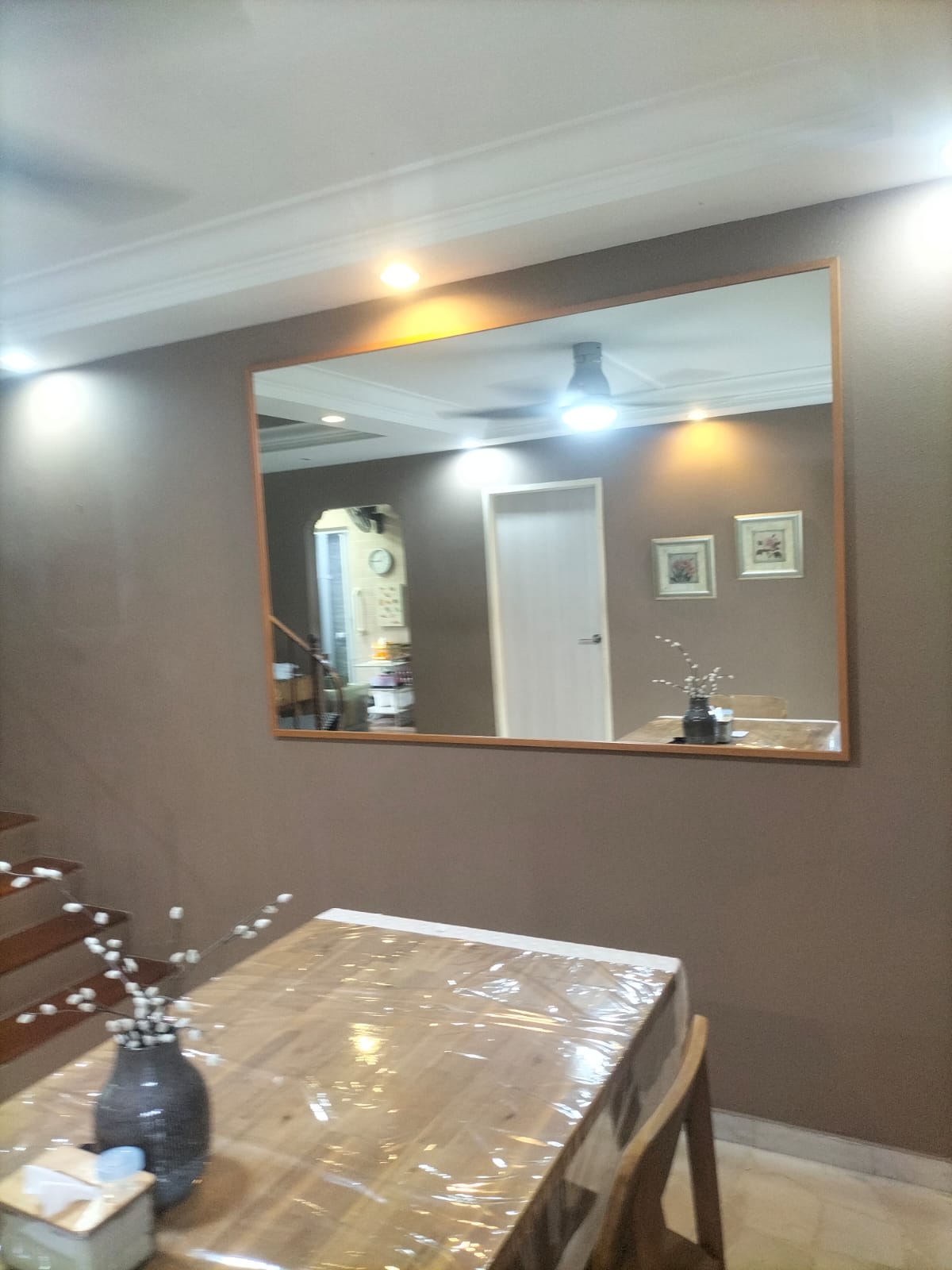 Wooden Frame Mirror